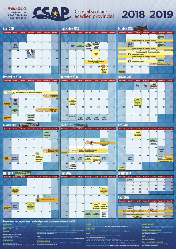 2018 08 CSAP calendrier evenements