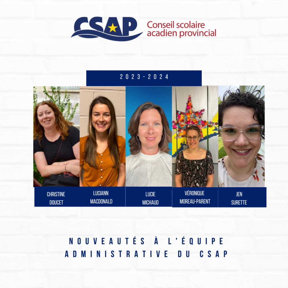 Nouveautés dans l’équipe administrative du CSAP pour ... Image 1